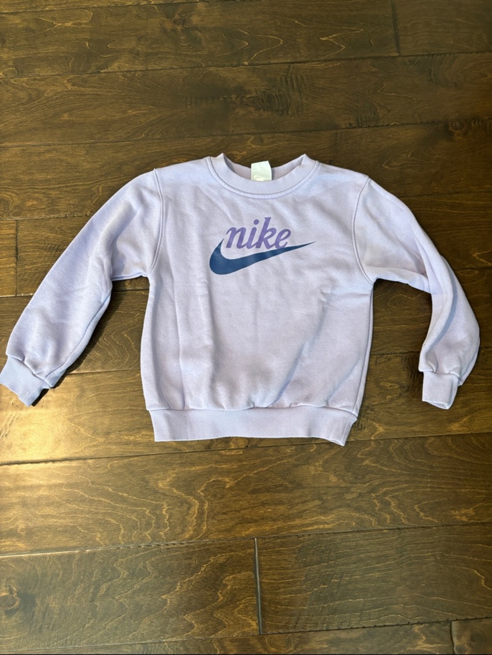 Nike Light Lavender Crewneck with Purple Logo